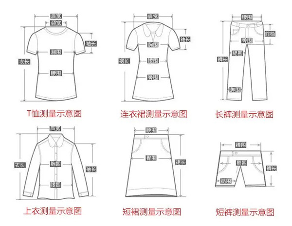 服装各部位尺寸的测量方法 服装各部位尺寸的测量方法