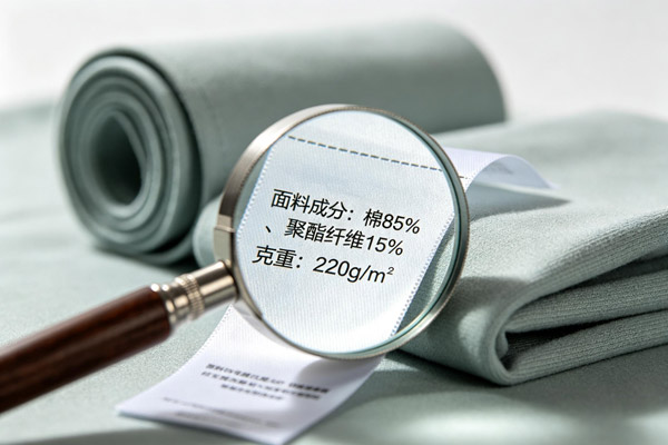 工作服面料怎么分辨好坏?教你看面料的几个关键数字