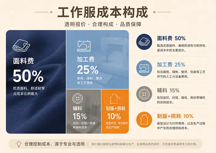 工作服小批量定制多少件起订?真实门槛全解析